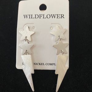 Star bolt earrings